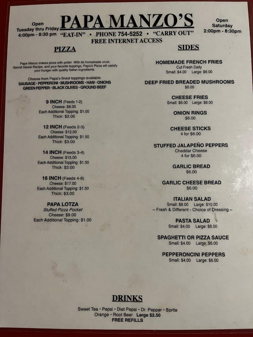 Papa Manzo's